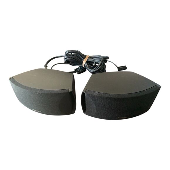 BOSE CINEMATE AV 3-2-1 SERIES I II III GS GSX Black 4-Pin Speakers - with cable - Picture 1 of 4